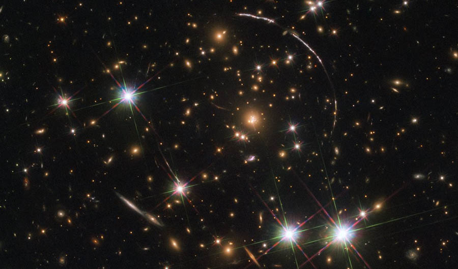 massive galaxy cluster 4.6 billion light years