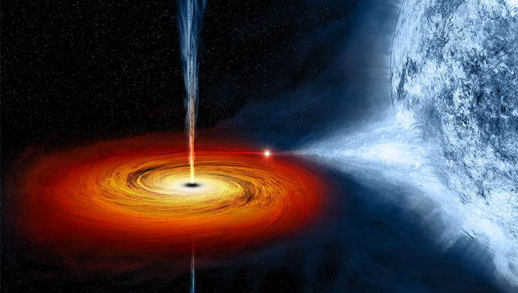 Imitation Black Hole Seen On Earth