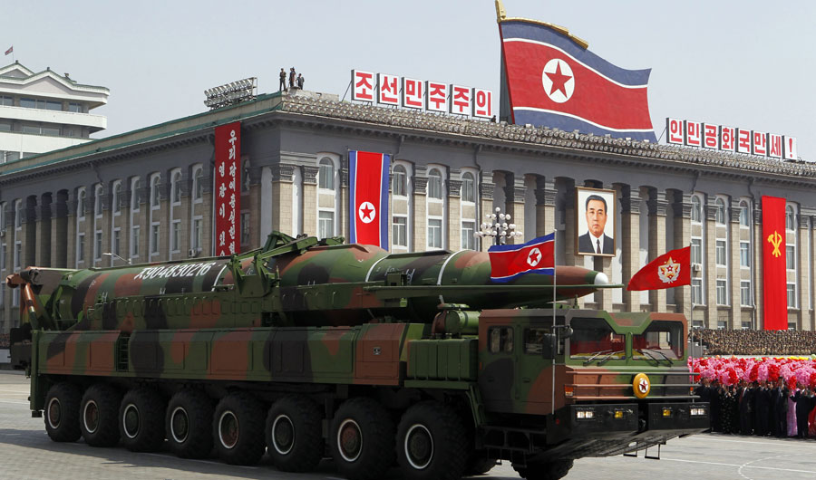 north korean military parade