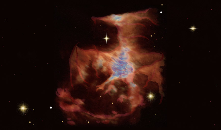 Pudgy Dragon nebula Orion