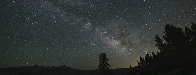 Milky Way Galaxy over Yosemite National Park