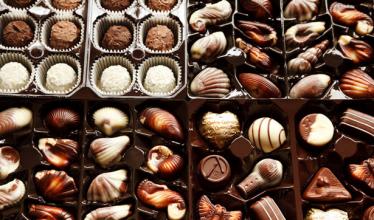 Selection of Belgian chocolates