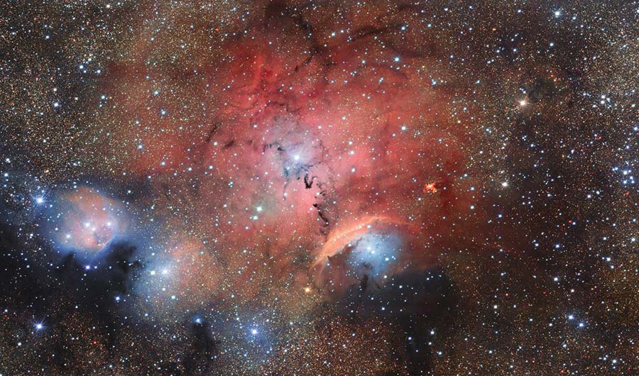Sharpless 29, a stellar nursery located an incredible 5,500 light-years away