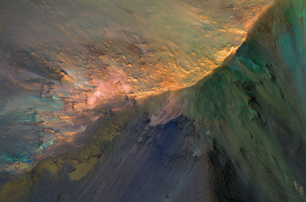 colorful canyons of Juventae Chasma