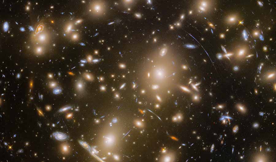 six massive galaxy clusters