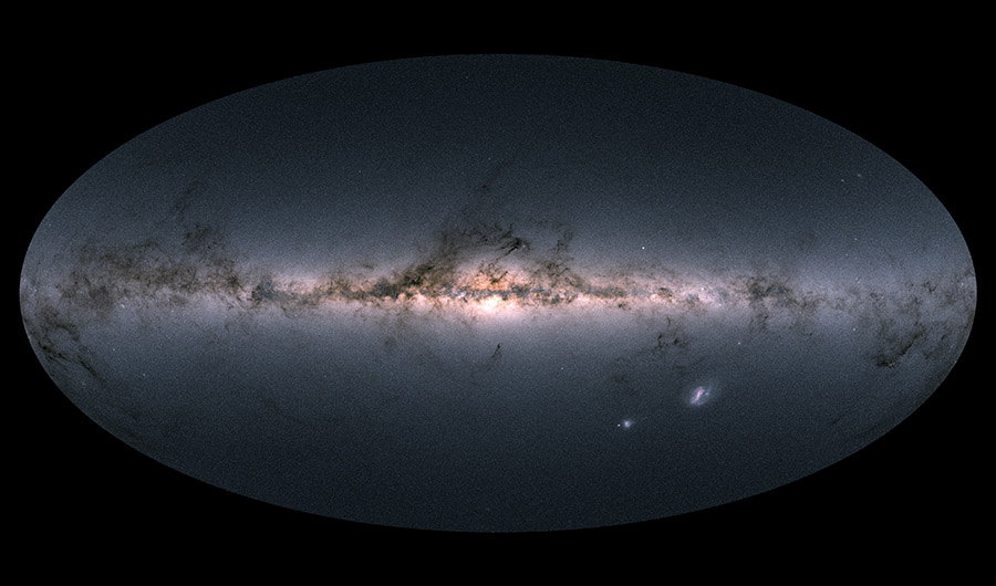 European Space Agency's Gaia mission presented this image 