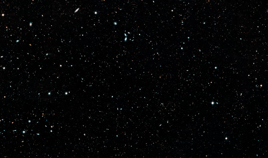 Hubble Legacy Field image -- a mosaic of 16 years' worth of deep-field studies by the telescope