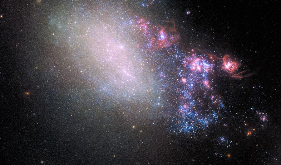 NGC 4485 isn't your average galaxy