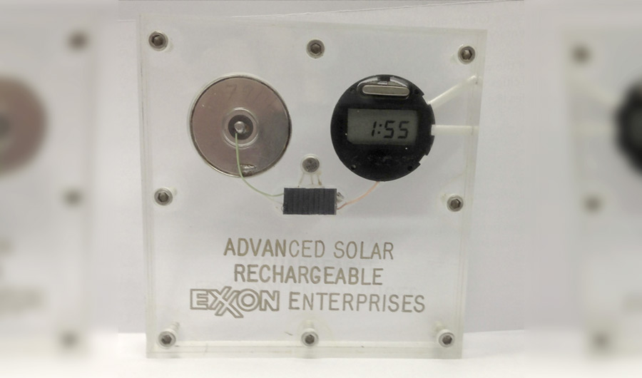 exxon solar clock