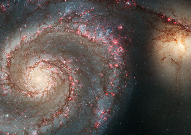 An image of the galaxy M51