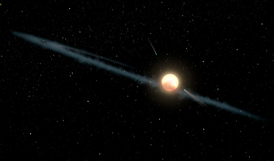 Mysterious Star S Flickering May Be Masked By Dust And Gas From