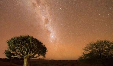 The Milky Way viewed from the Namib desert.